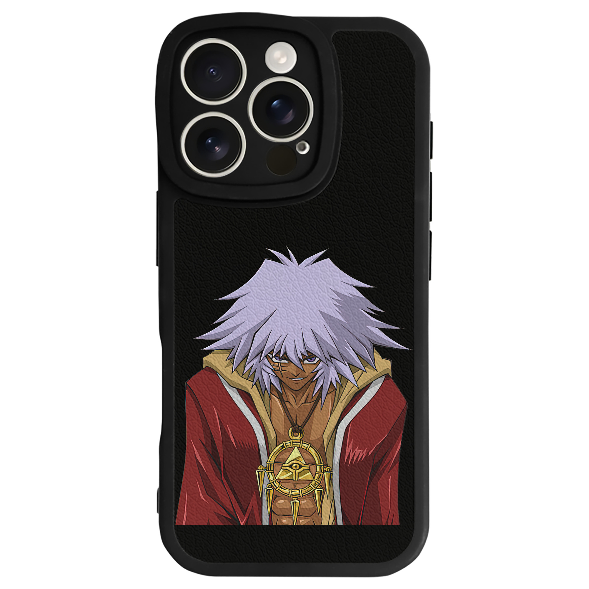 遊☆戯☆王 Yu-Gi-Oh! 【iPhone 16シリーズ対応】シリコンスマホケース（レザー調） 材質：シリコン